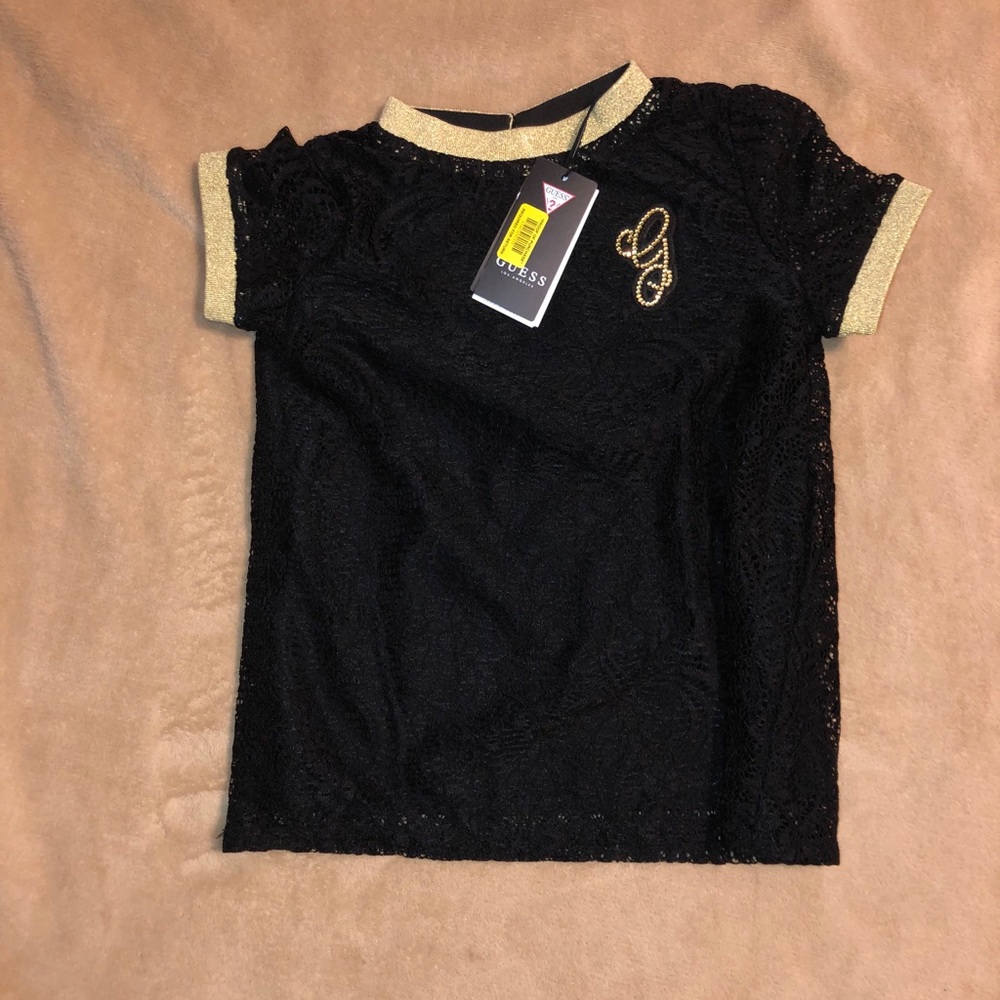 Girls lace Guess top